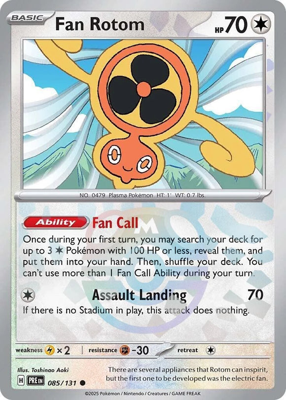 Fan Rotom (Master Ball Pattern) [085/131] [Prismatic Evolutions] Holofoil