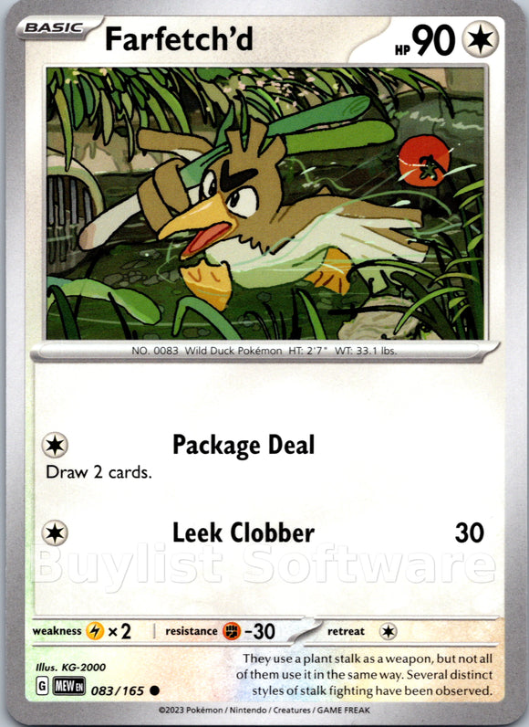 Farfetch'd [083/165] [Scarlet & Violet 151]
