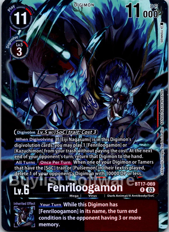 Fenriloogamon [BT17-069] [Secret Crisis] Foil