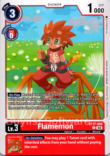 Flamemon [BT17-009] [Secret Crisis]