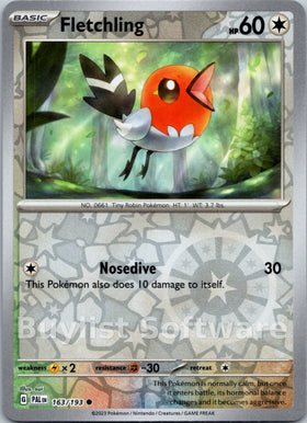 Fletchling [163/193] [Paldea Evolved] Reverse Holofoil
