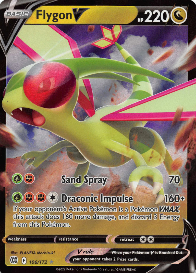 Flygon V [106/172] [Brilliant Stars] Holofoil