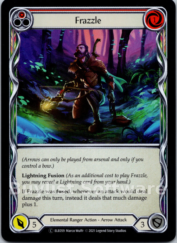 Frazzle (Red) [ELE059] [Tales of Aria] Unlimited Edition Rainbow Foil