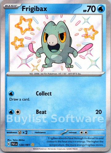 Frigibax [128/091] [Paldean Fates] Holofoil