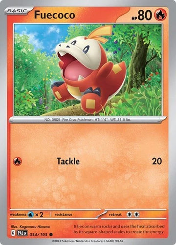 Fuecoco (Summer 2023 Collector Chest) [034/193] [Paldea Evolved] Holofoil