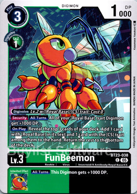 FunBeemon - BT19-045 [BT23-038] [Hackers' Slumber]