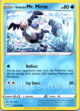Galarian Mr. Mime [035/189] [Darkness Ablaze]