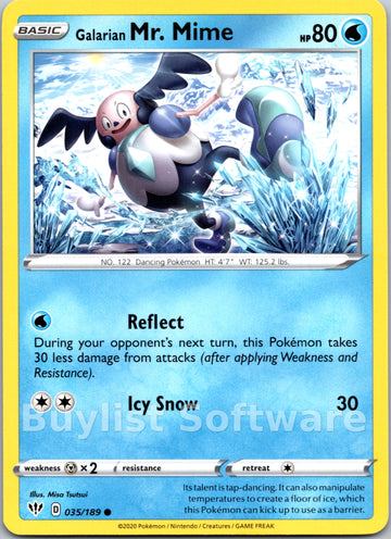 Galarian Mr. Mime [035/189] [Darkness Ablaze]