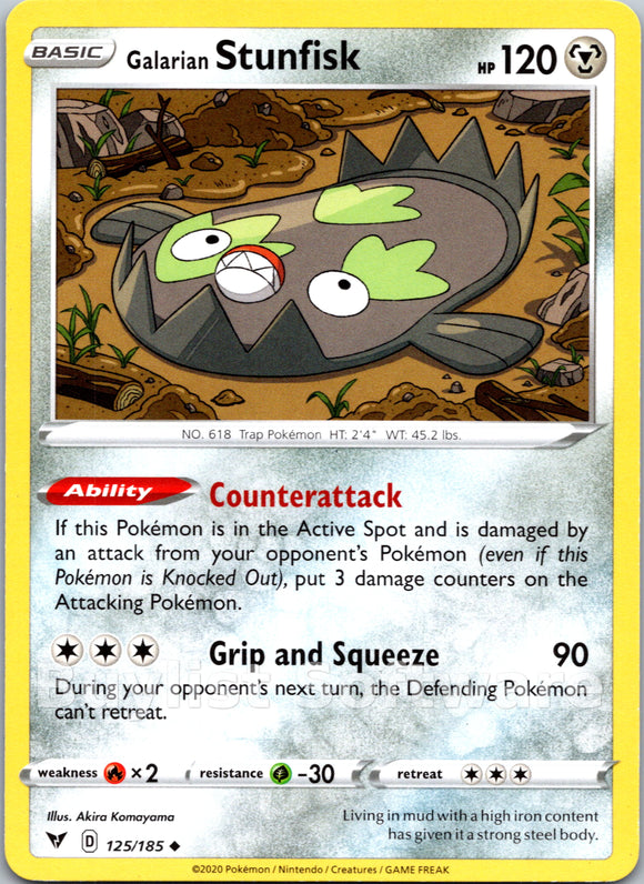 Galarian Stunfisk [125/185] [Vivid Voltage]
