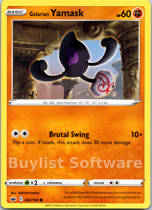 Galarian Yamask [082/198] [Chilling Reign]