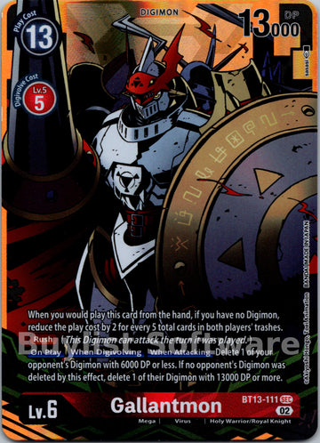 Gallantmon (Alternate Art) [BT13-111] [Versus Royal Knights] Foil