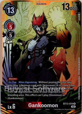 Gankoomon (Alternate Art) [BT13-019] [Versus Royal Knights] Foil