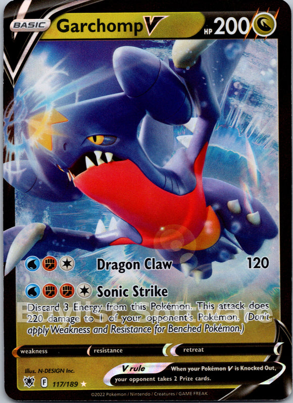 Garchomp V [117/189] [Astral Radiance] Holofoil
