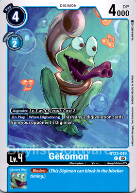 Gekomon [BT23-019] [Hackers' Slumber]