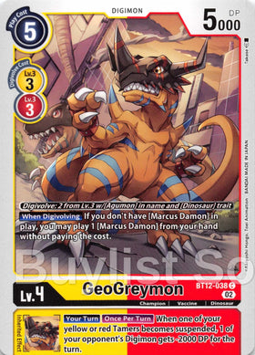 GeoGreymon [BT12-038] [Across Time]