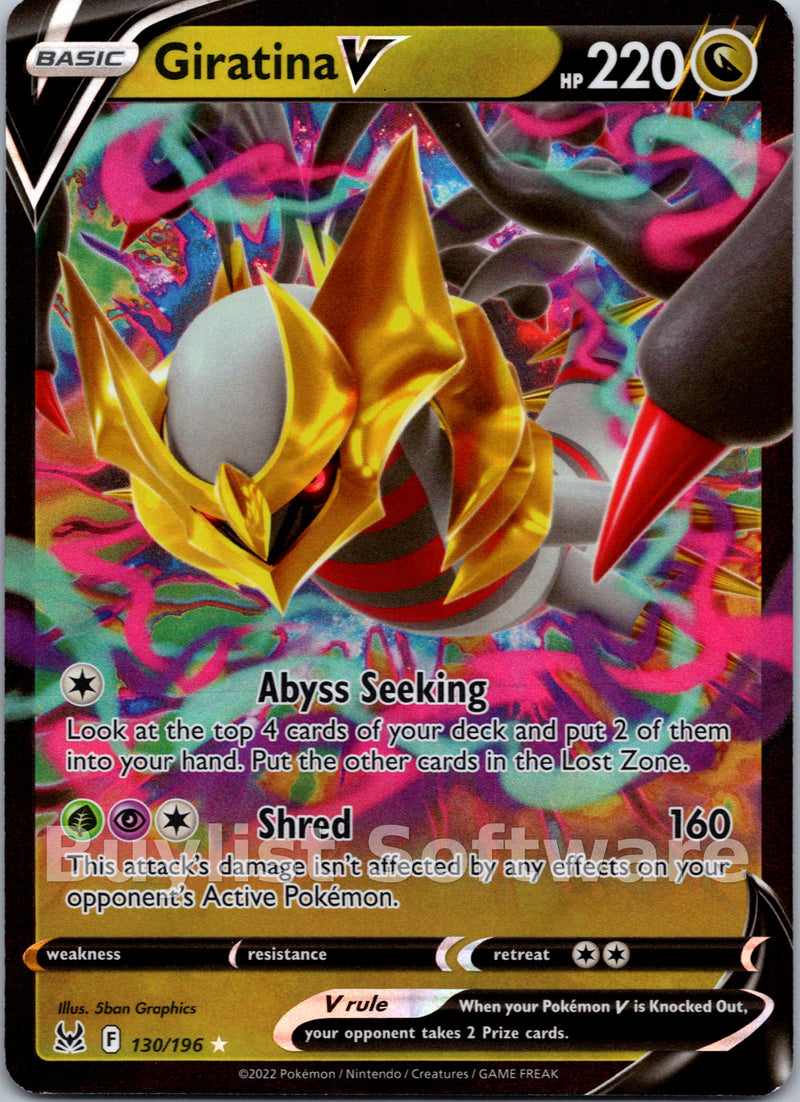 Giratina V [130/196] [Lost Origin] Holofoil