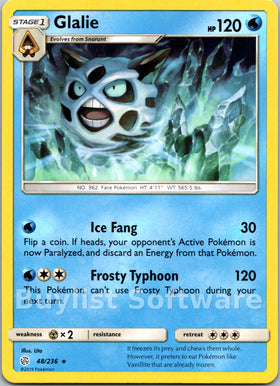 Glalie [48/236] [Cosmic Eclipse]