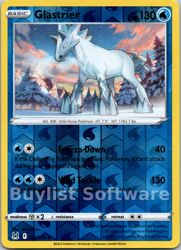 Glastrier [051/196] [Lost Origin] Reverse Holofoil