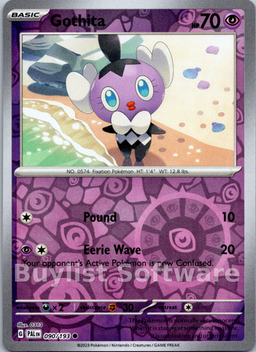 Gothita [090/193] [Paldea Evolved] Reverse Holofoil