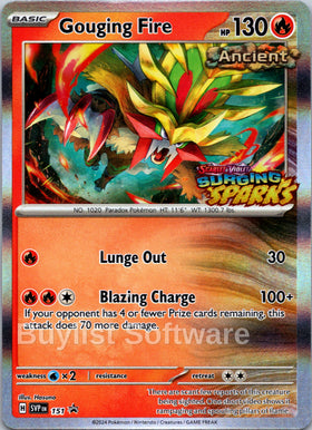 Gouging Fire [151] [Scarlet & Violet Promo Cards] Holofoil