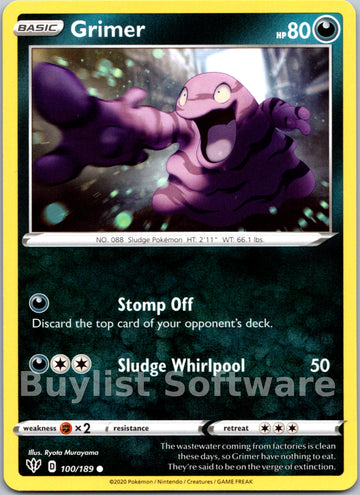 Grimer [100/189] [Darkness Ablaze]