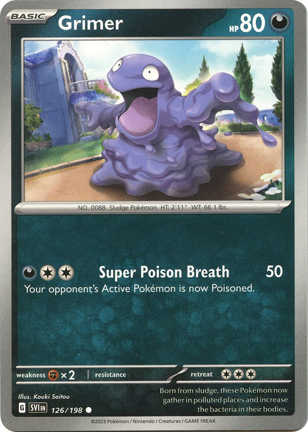 Grimer [126/198] [Scarlet & Violet Base Set]