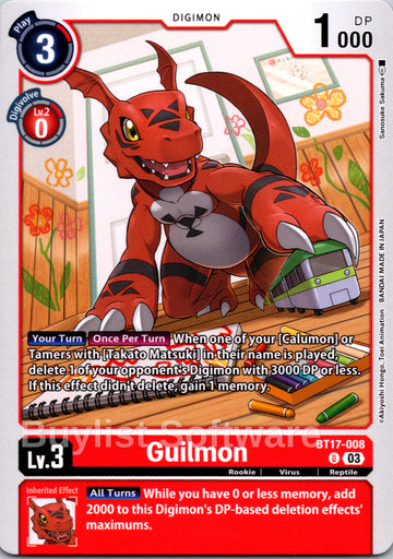 Guilmon [BT17-008] [Secret Crisis]