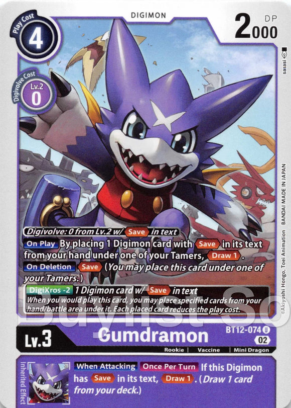 Gumdramon [BT12-074] [Across Time]