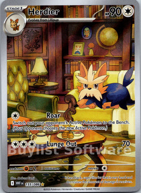 Herdier [155/086] [White Flare] Holofoil