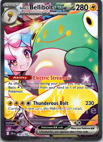 Iono's Bellibolt ex [183/159] [Journey Together] Holofoil