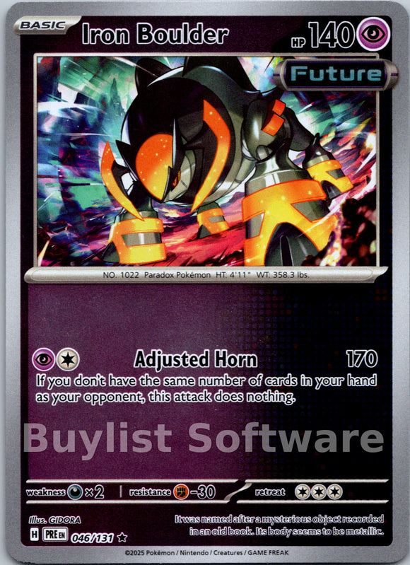 Iron Boulder [046/131] [Prismatic Evolutions] Reverse Holofoil