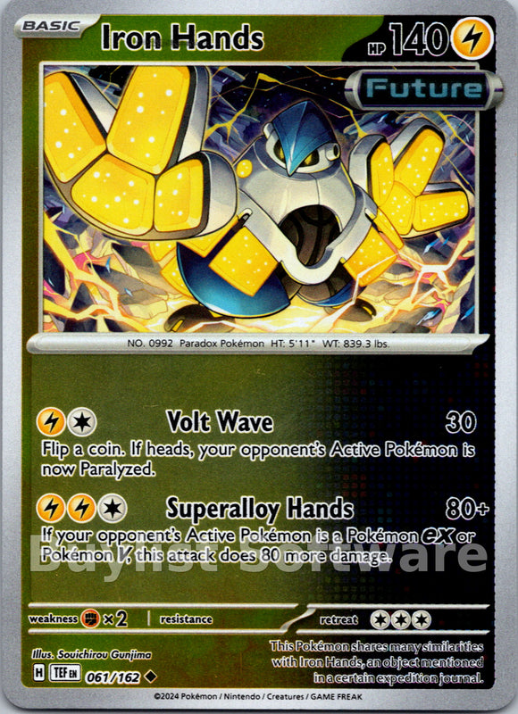 Iron Hands [061/162] [Temporal Forces] Reverse Holofoil