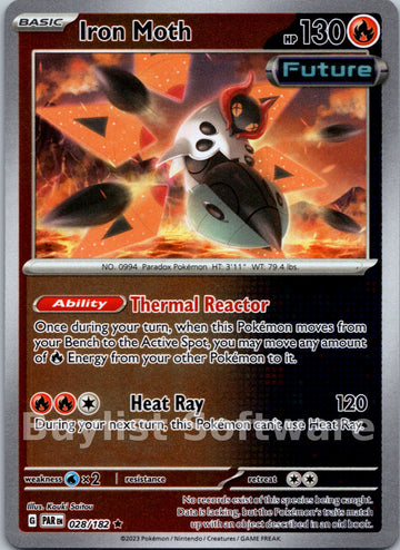 Iron Moth [028/182] [Paradox Rift] Reverse Holofoil