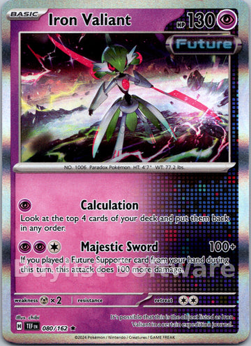 Iron Valiant [080/162] [Temporal Forces] Holofoil