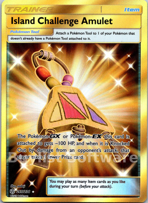 Island Challenge Amulet [265/236] [Cosmic Eclipse] Holofoil