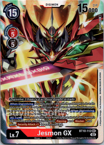Jesmon GX [BT10-112] [Xros Encounter] Foil