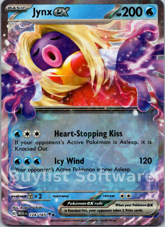 Jynx ex [124/165] [Scarlet & Violet 151] Holofoil