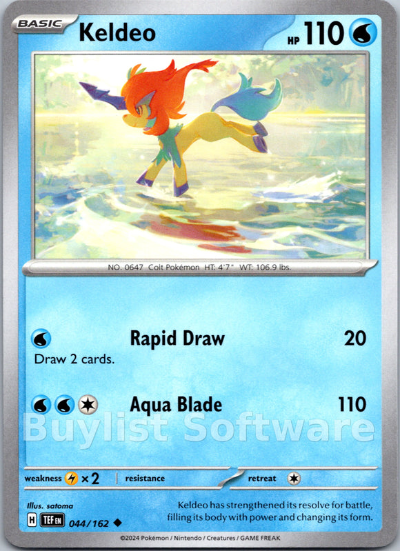 Keldeo [044/162] [Temporal Forces]