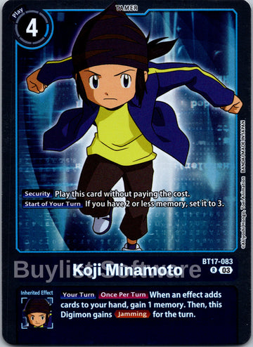 Koji Minamoto [BT17-083] [Secret Crisis] Foil