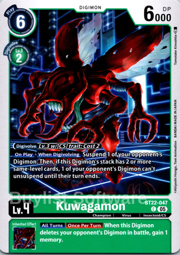 Kuwagamon [BT22-047] [Cyber Eden]