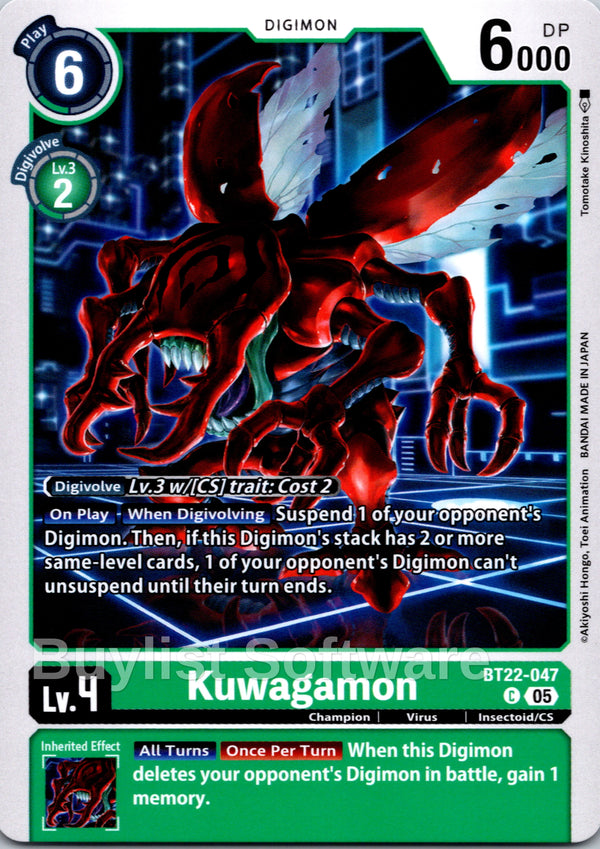 Kuwagamon [BT22-047] [Cyber Eden]
