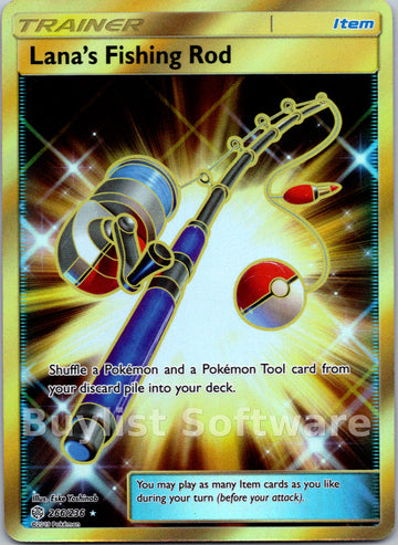 Lana's Fishing Rod [266/236] [Cosmic Eclipse] Holofoil