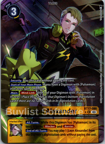 Leon Alexander (Alternate Art) [BT17-086] [Secret Crisis] Foil