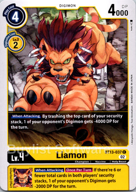 Liamon [BT13-037] [Versus Royal Knights]