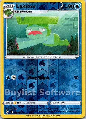 Lombre [033/203] [Evolving Skies] Reverse Holofoil