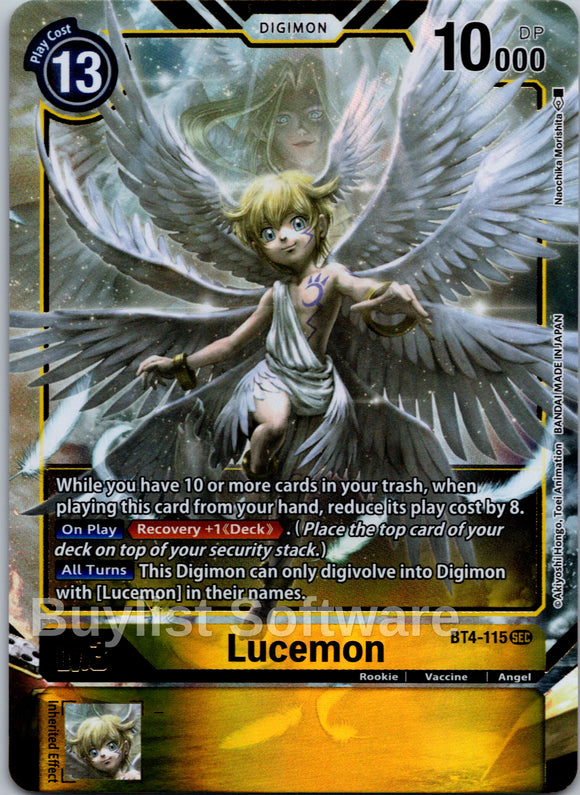 Lucemon (Alternate Art) [BT4-115] [Great Legend] Foil
