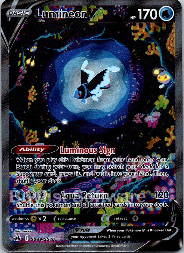 Lumineon V [GG39/GG70] [Crown Zenith: Galarian Gallery] Holofoil