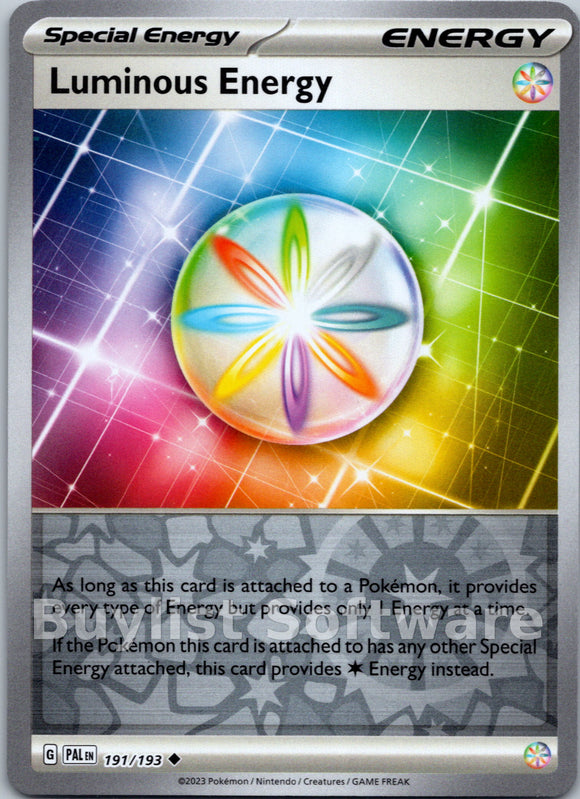 Luminous Energy [191/193] [Paldea Evolved] Reverse Holofoil