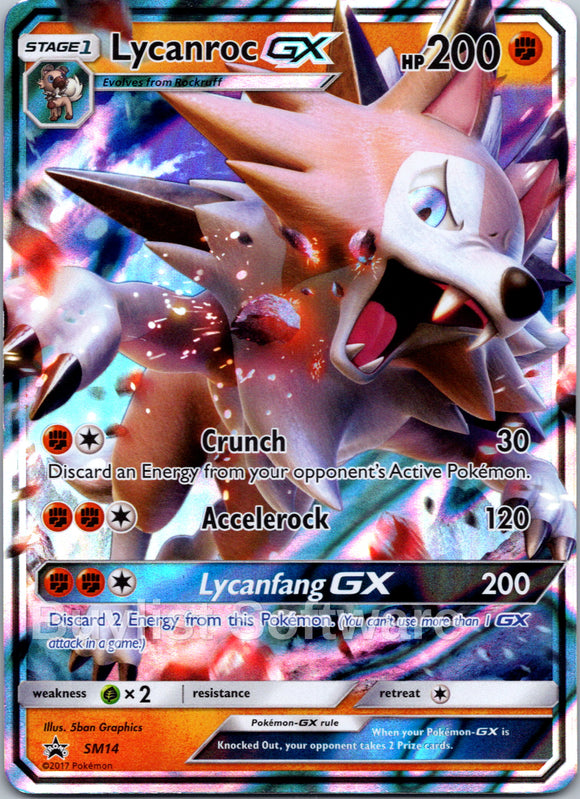 Lycanroc GX [SM14] [Sun & Moon Promos] Holofoil