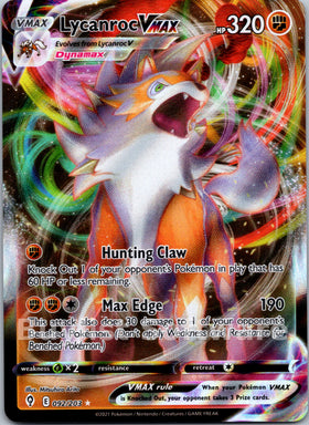 Lycanroc VMAX [092/203] [Evolving Skies] Holofoil